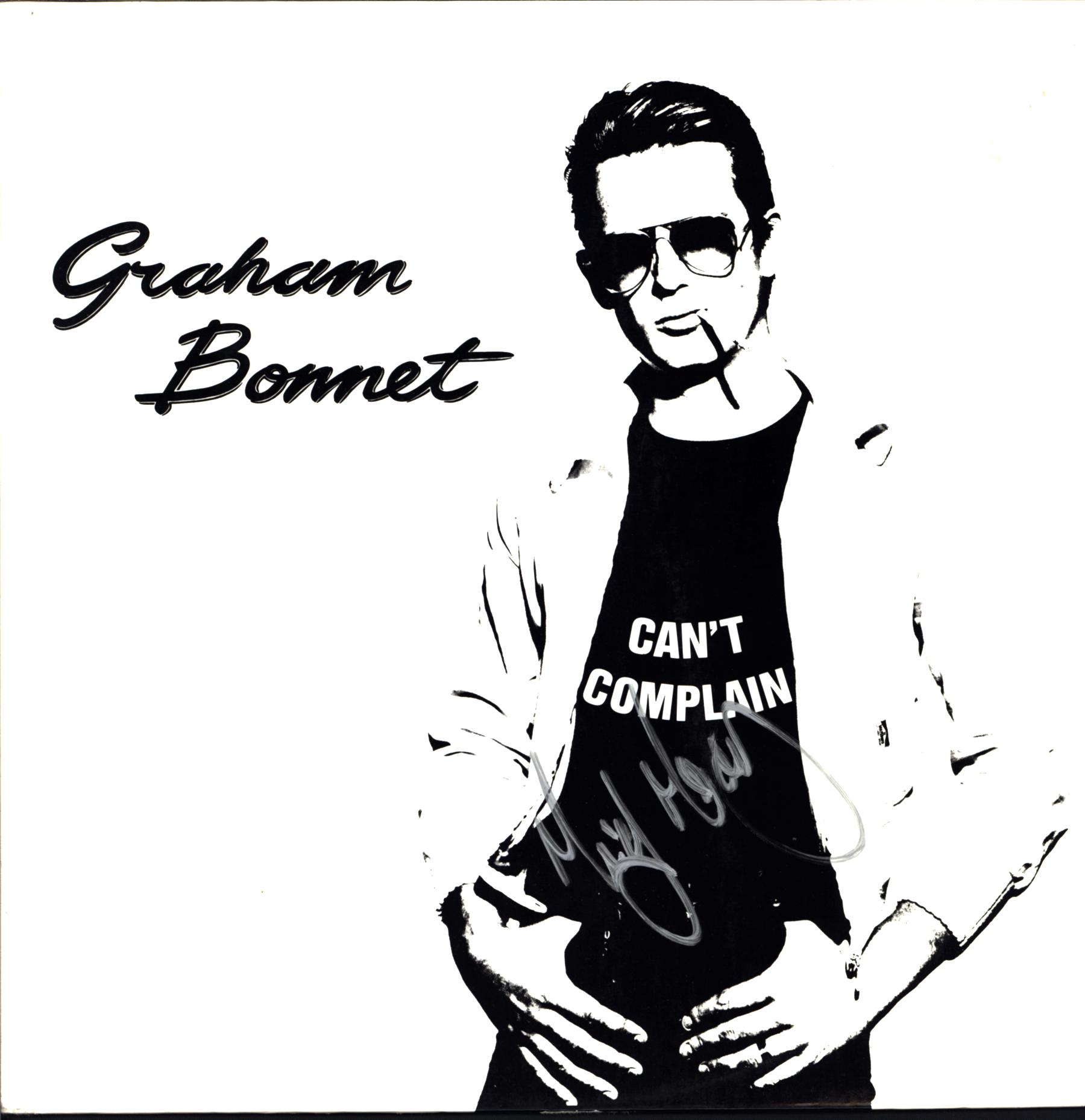Graham Bonnet-Can't Complain-LP Vinyl signed-1 Graham Bonnet-Can't Complain-LP Vinyl signed