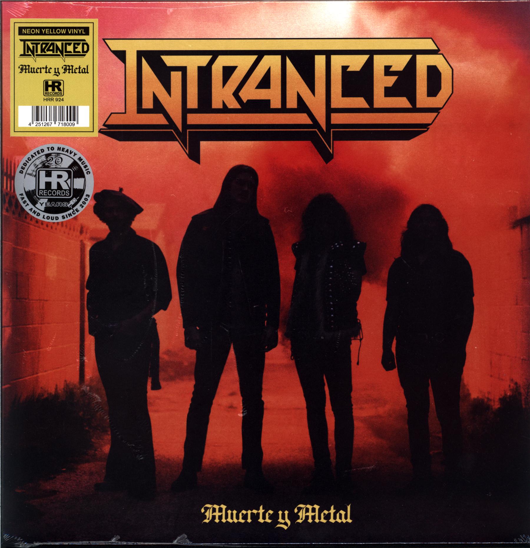 Intranced-Muerte Y Metal-neon yellow LP Vinyl-1 Intranced-Muerte Y Metal-neon yellow LP Vinyl