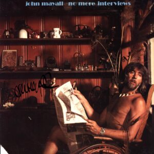 John Mayall-No More Interviews-LP Vinyl signed US