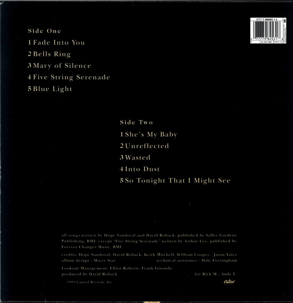 Mazzy Star-So Tonight That I Might See-LP Vinyl