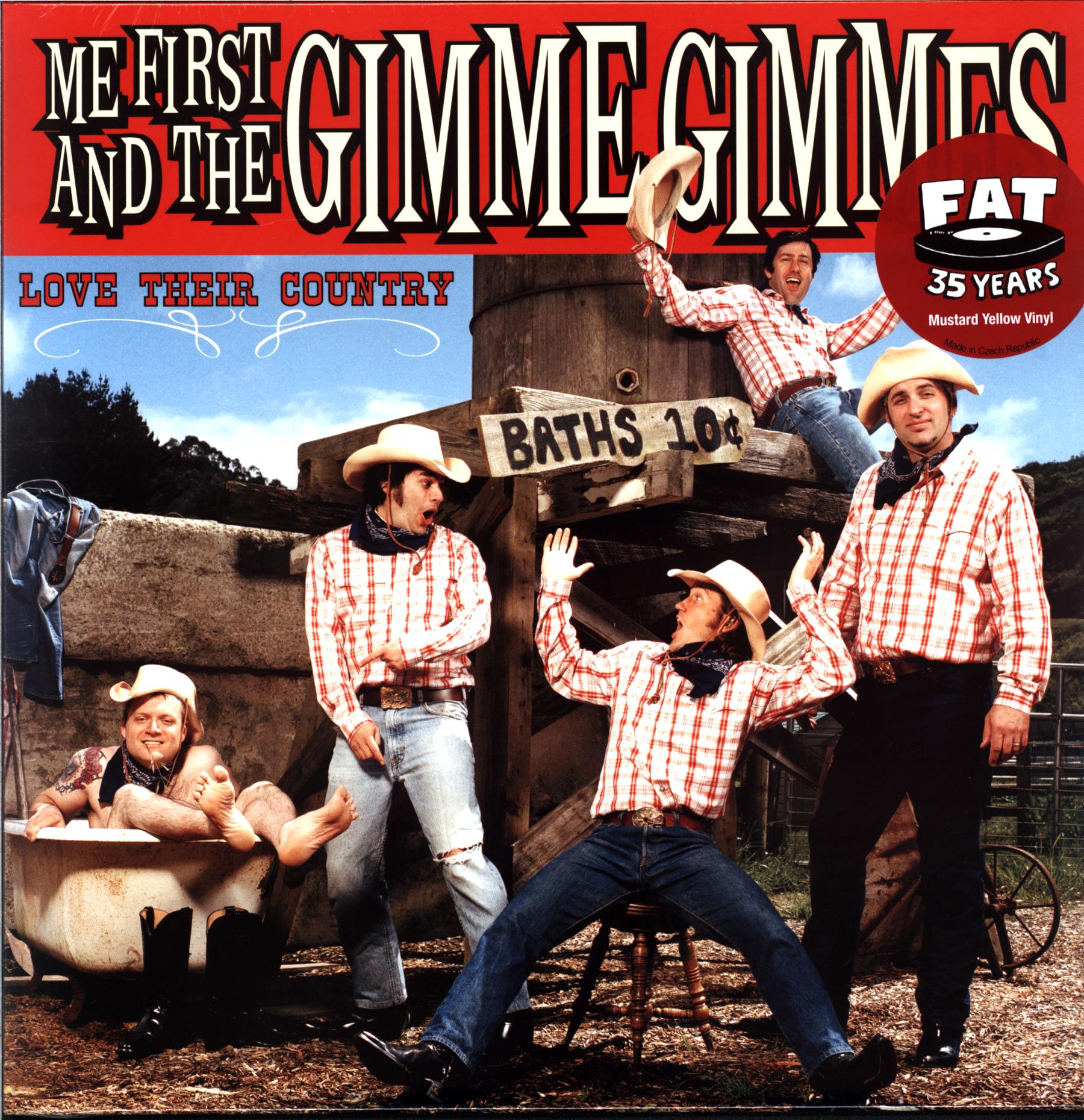 Me First And The Gimme Gimmes-Love Their Country-mustard yellow LP Vinyl-1 Me First And The Gimme Gimmes-Love Their Country-mustard yellow LP Vinyl