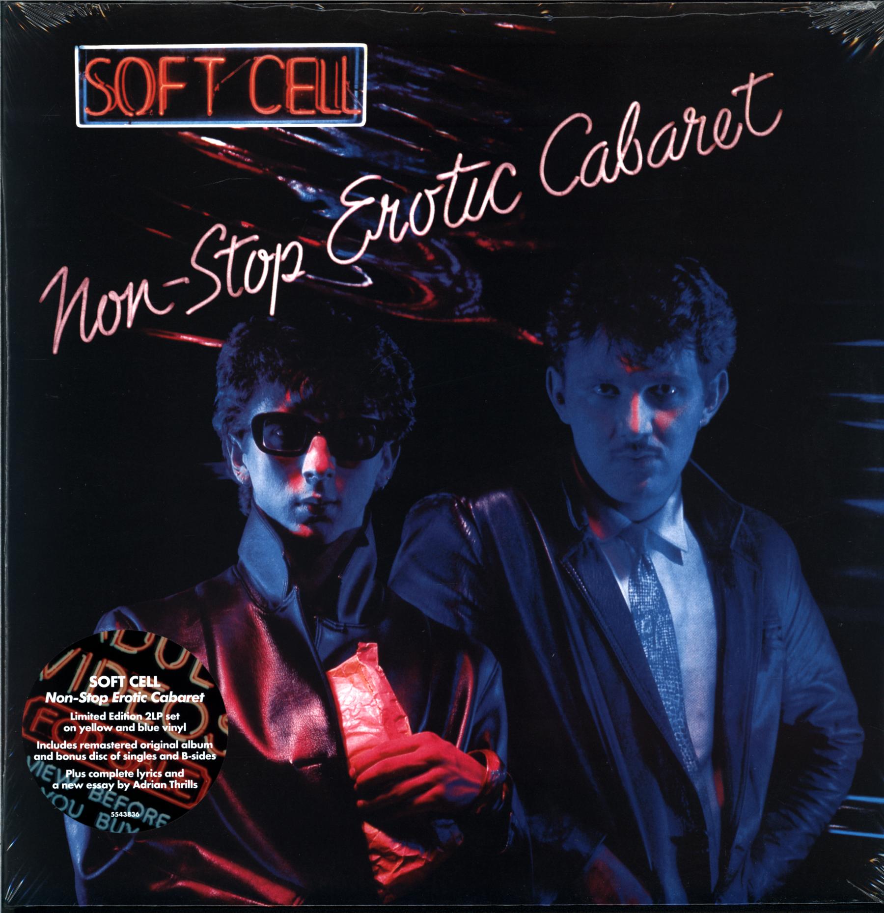 Soft Cell-Non-Stop Erotic Cabaret-yellow blue LP Vinyl-1 Soft Cell-Non-Stop Erotic Cabaret-yellow blue LP Vinyl