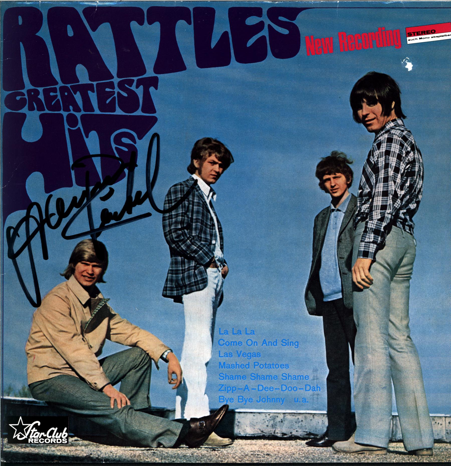 The Rattles-Rattles Greatest Hits New Recording-LP Vinyl signed Achim Reichel-1 The Rattles-Rattles Greatest Hits New Recording-LP Vinyl signed Achim Reichel