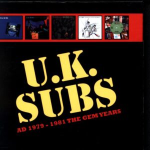 UK Subs-AD 1979-1981 The GEM Years-CD