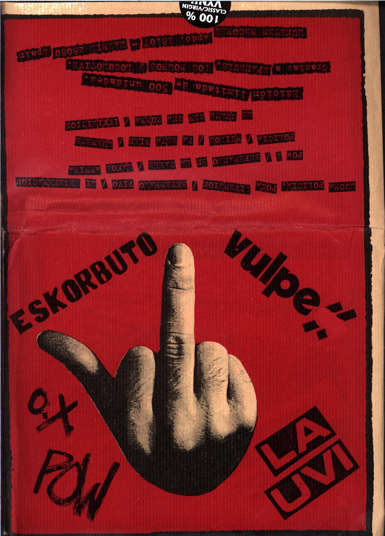 Various-Vulpess - La UVI - O.X. Pow - Eskorbuto-4x7 Vinyl set-1-1 Various-Vulpess - La UVI - O.X. Pow - Eskorbuto-4x7 Vinyl set