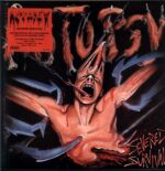Autopsy-Severed Survival-red blacck marbled LP Vinyl