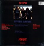 Autopsy-Severed Survival-red blacck marbled LP Vinyl