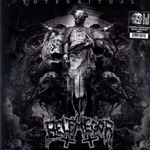 Belphegor-Totenritual-clear gold black splatter LP Vinyl