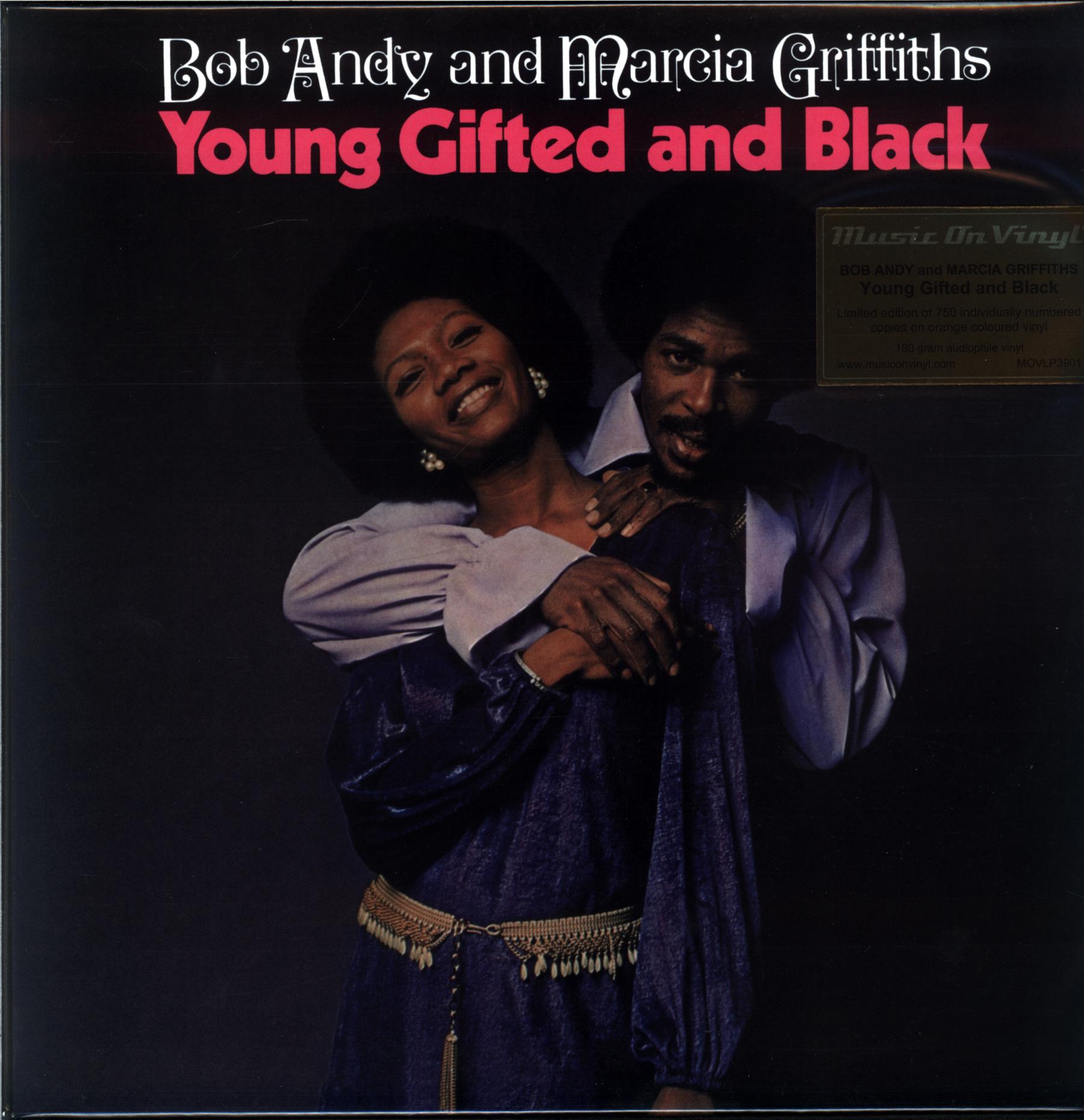 Bob Andy-Young Gifted And Black-orange LP Vinyl-1 Bob Andy-Young Gifted And Black-orange LP Vinyl