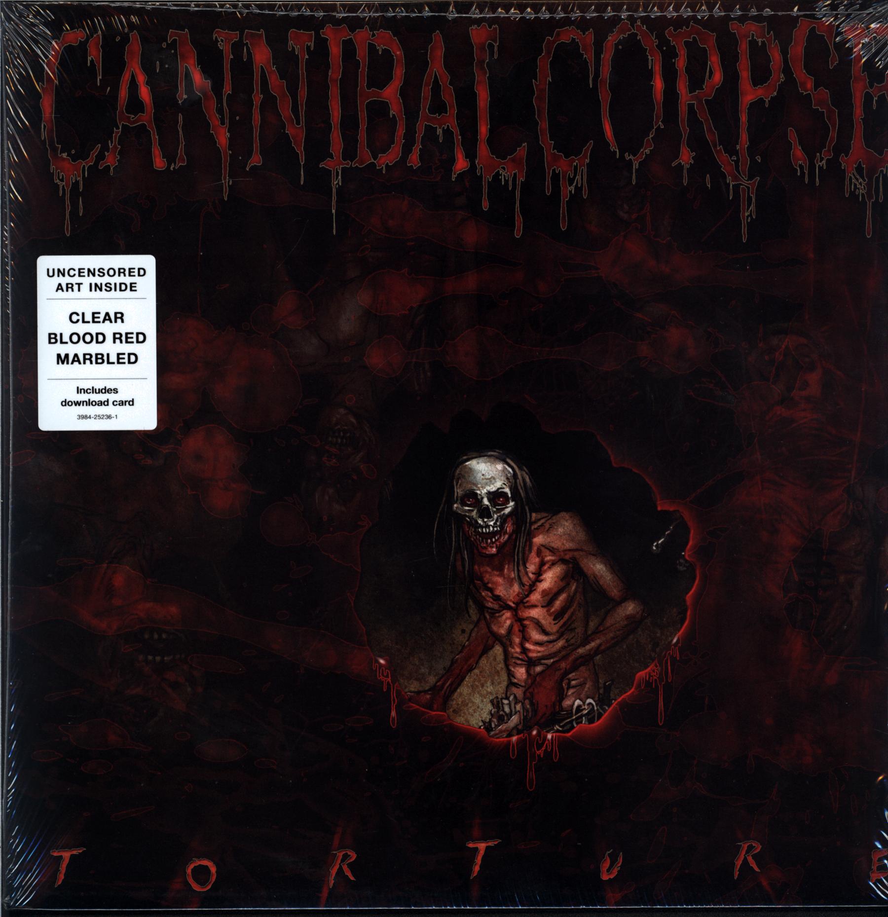 Cannibal Corpse-Torture -clear blood red marbled LP Vinyl-1 Cannibal Corpse-Torture -clear blood red marbled LP Vinyl