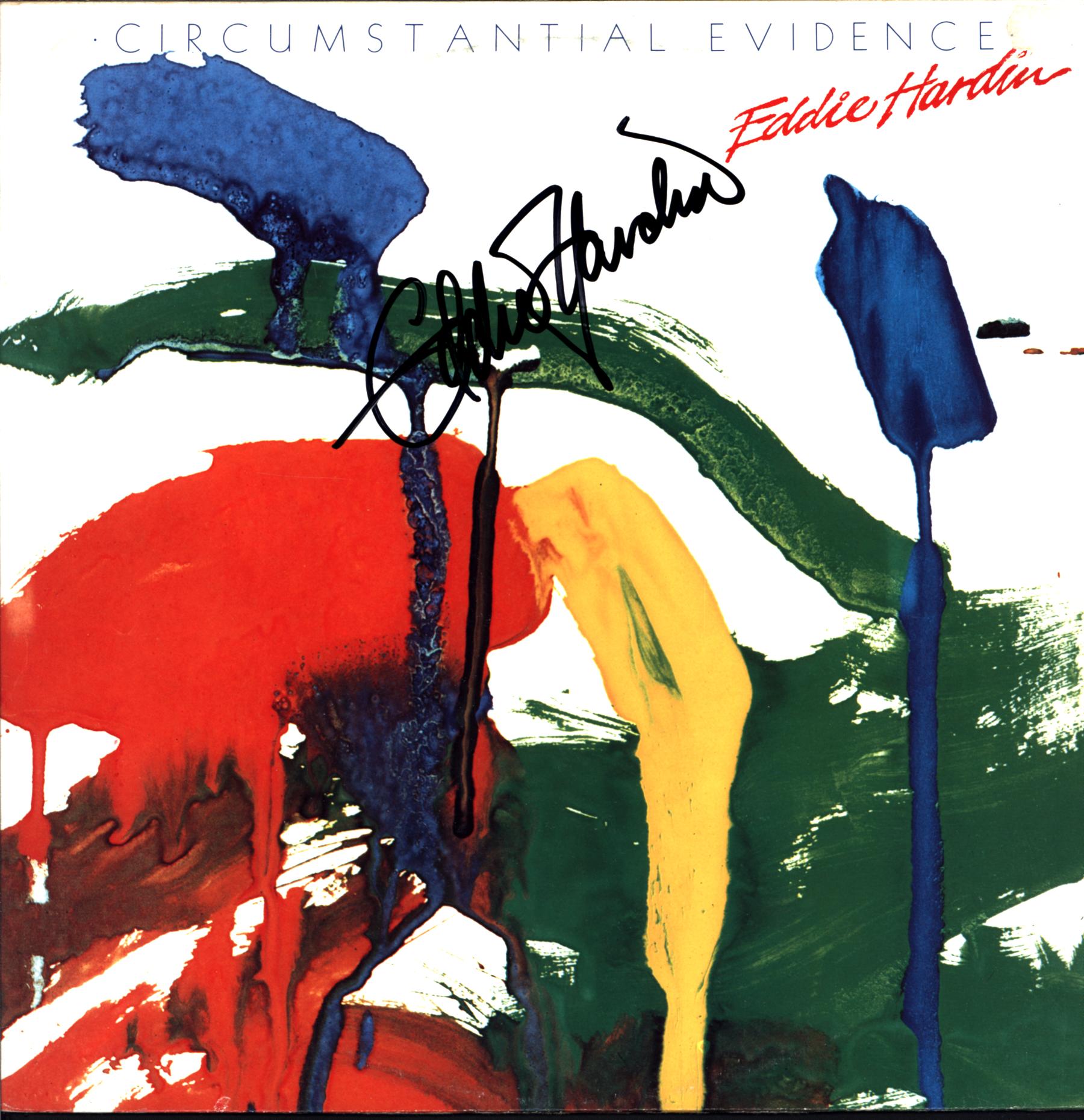 Eddie Hardin-Circumstantial Evidence-LP Vinyl signed-1 Eddie Hardin-Circumstantial Evidence-LP Vinyl signed