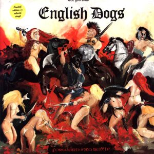 English Dogs-Forward Into Battle-LP Vinyl DE 1986 white