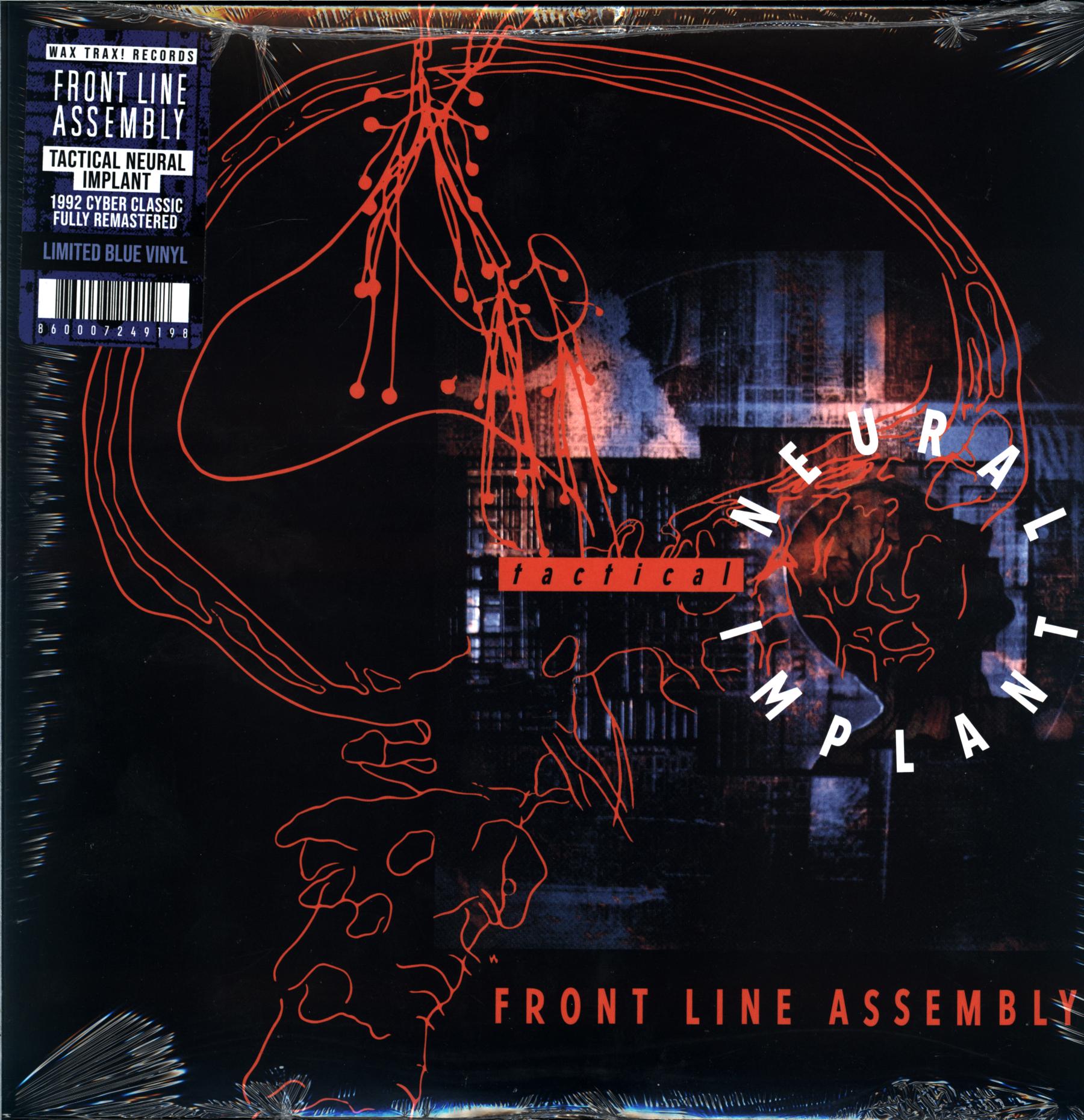 Front Line Assembly-Tactical Neural Implant-blue LP Vinyl-1 Front Line Assembly-Tactical Neural Implant-blue LP Vinyl