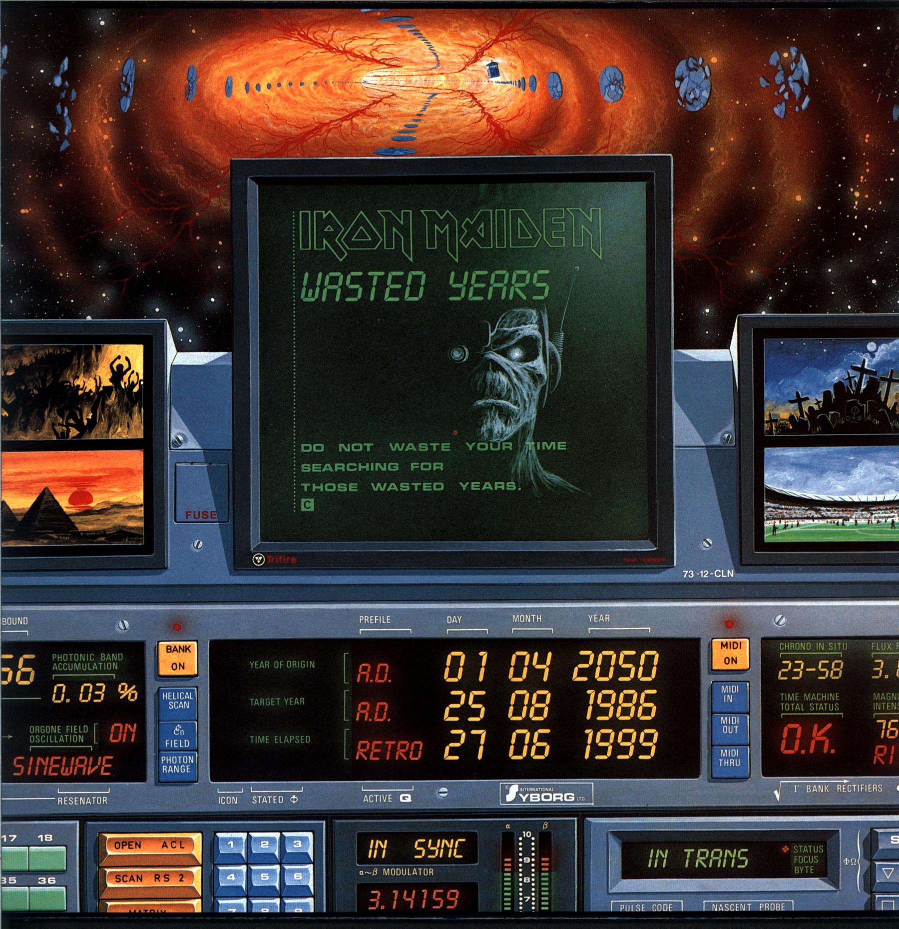 Iron Maiden-Wasted Years-12 Vinyl NL 1986-1 Iron Maiden-Wasted Years-12 Vinyl NL 1986
