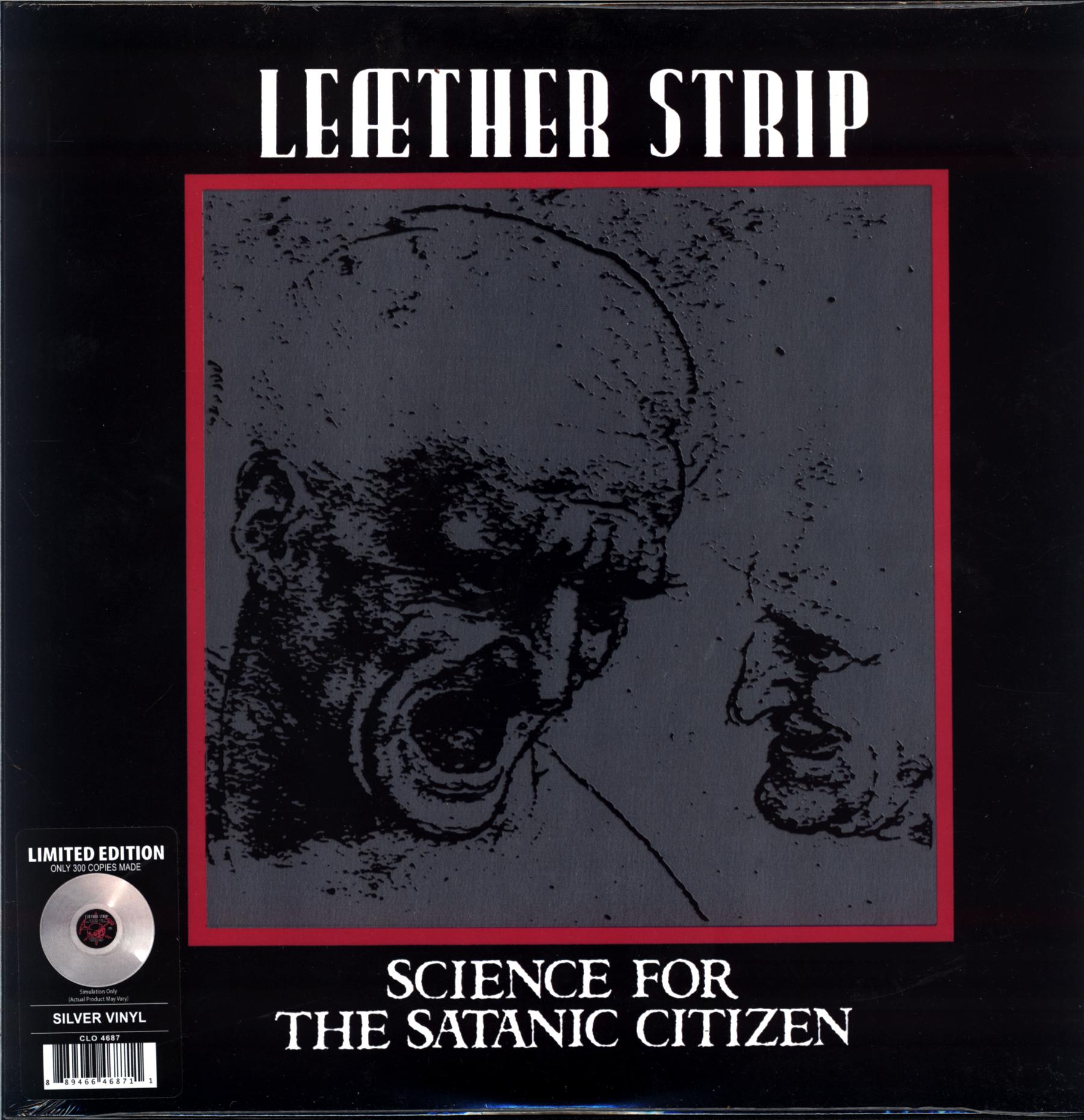Leæther Strip-Science For The Satanic Citizen-silver LP Vinyl-1 Leæther Strip-Science For The Satanic Citizen-silver LP Vinyl