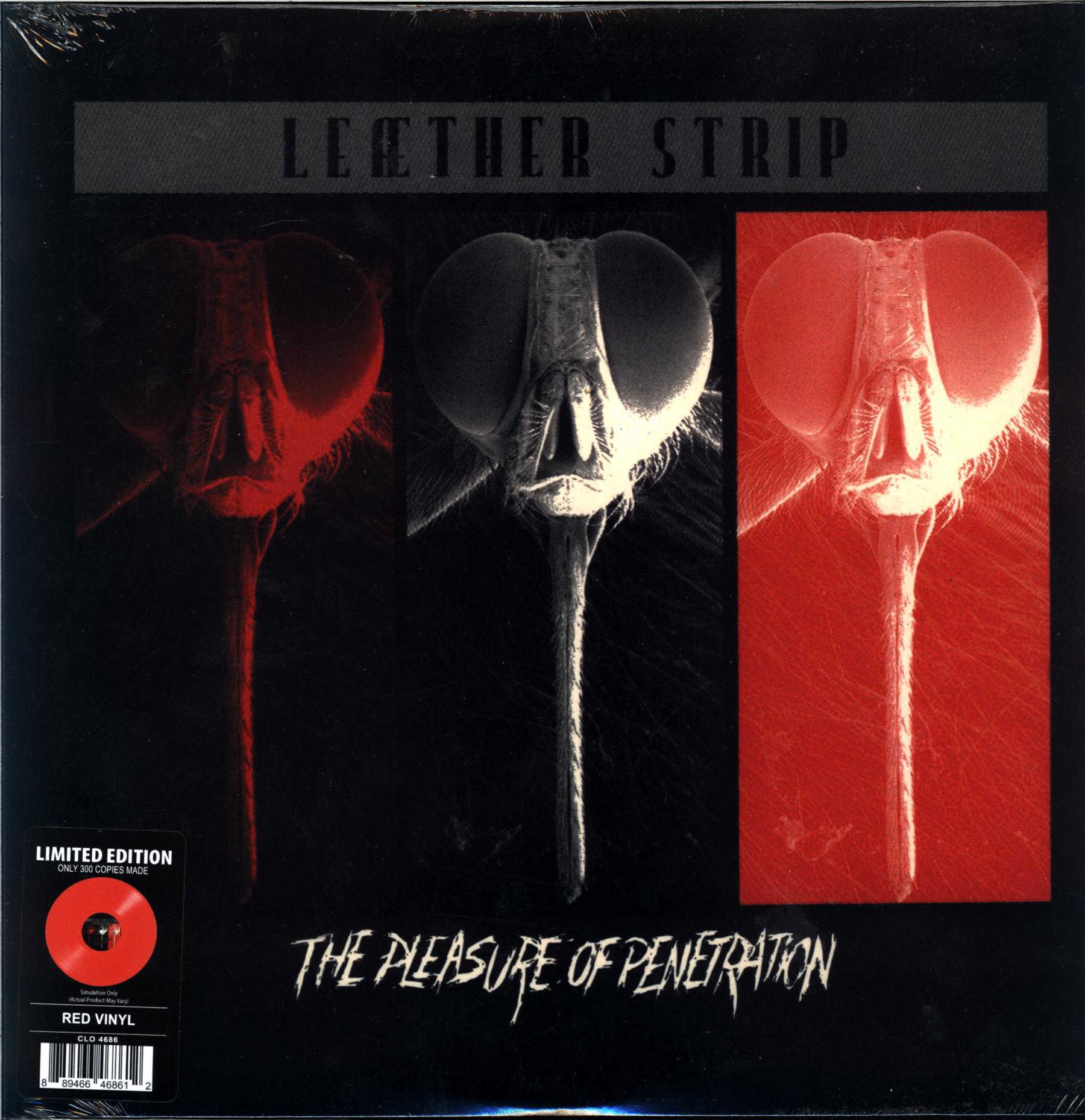 Leæther Strip-The Pleasure of Penetration-red LP Vinyl-1 Leæther Strip-The Pleasure of Penetration-red LP Vinyl