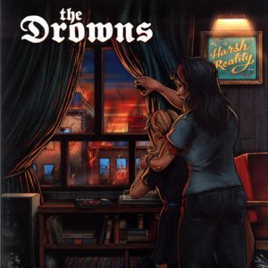 The Drowns-Harsh Reality-red orange LP Vinyl