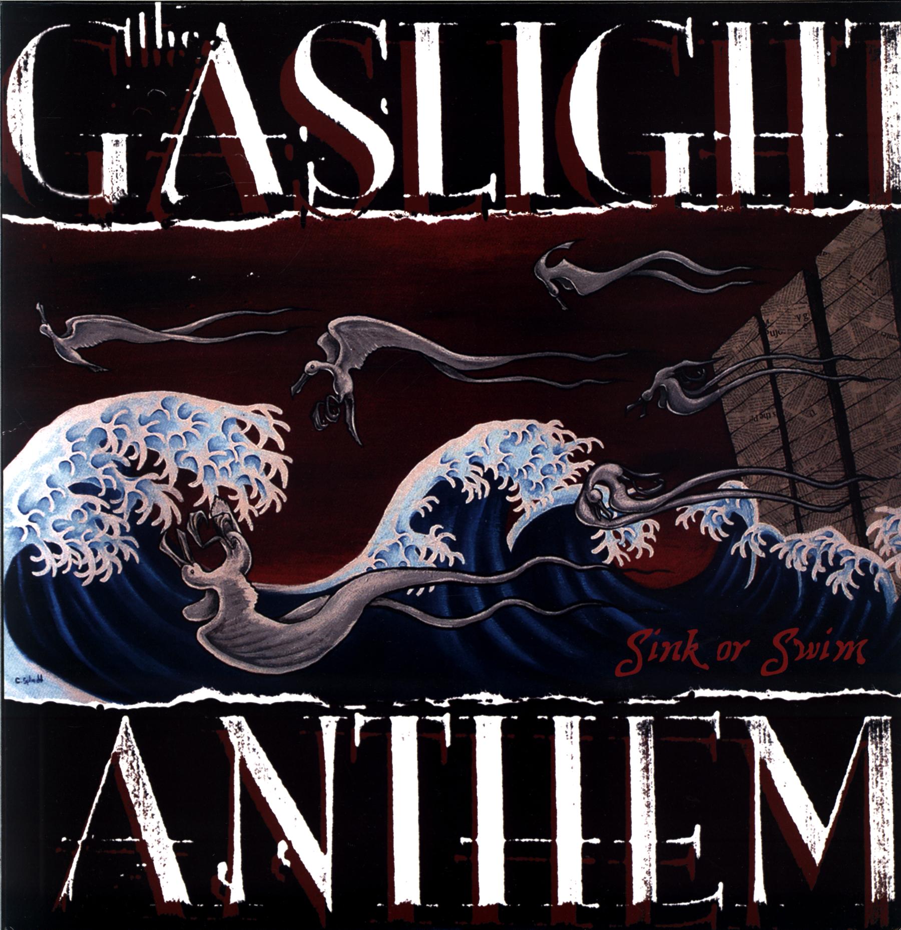 The Gaslight Anthem-Sink Or Swim-white marbled LP Vinyl-1 The Gaslight Anthem-Sink Or Swim-white marbled LP Vinyl