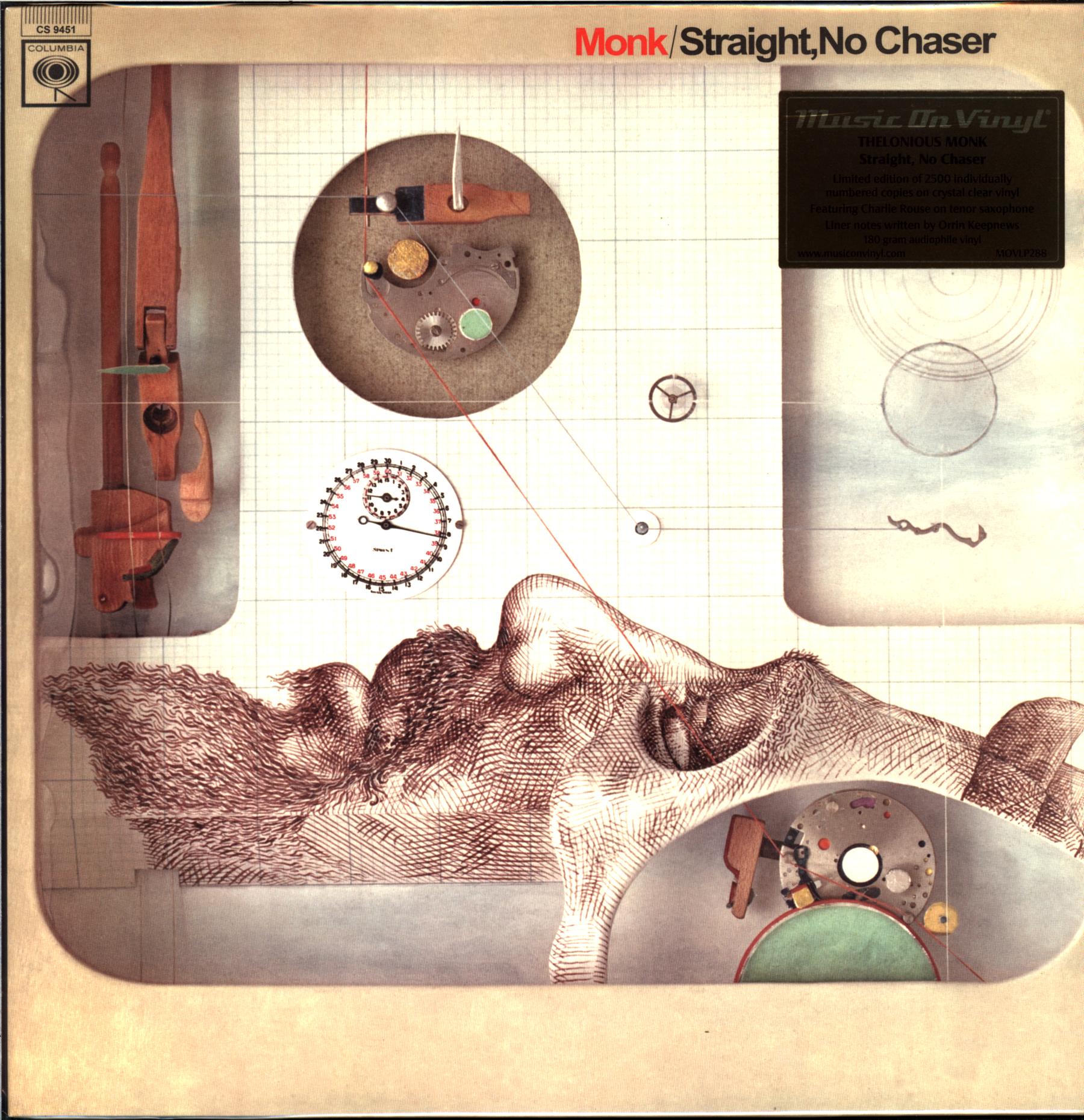 Thelonious Monk-Straight No Chaser-clear LP Vinyl-1 Thelonious Monk-Straight No Chaser-clear LP Vinyl