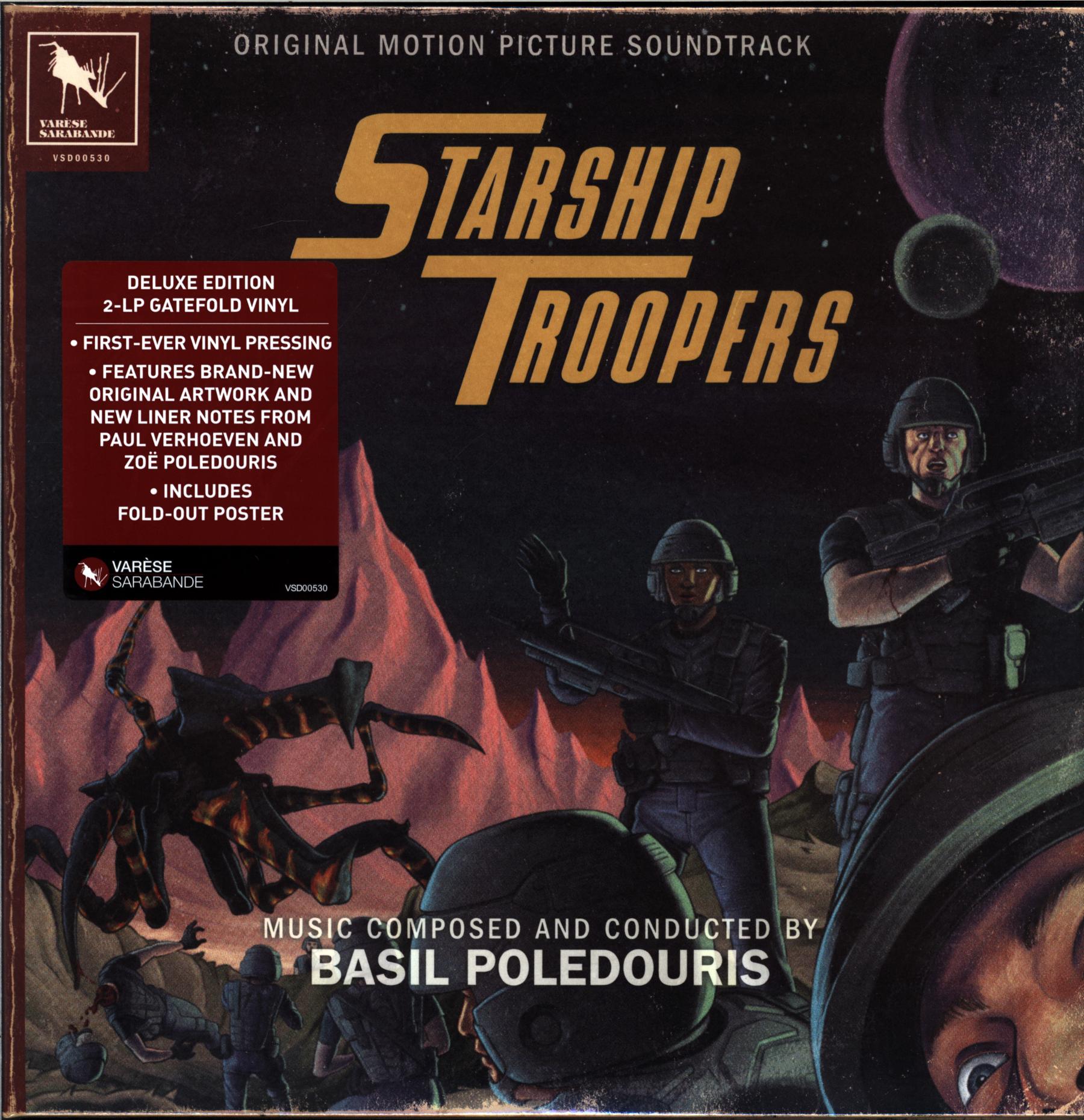 Basil Poledouris-Starship Troopers (Original Motion Picture Soundtrack)-LP Vinyl-1 Basil Poledouris-Starship Troopers (Original Motion Picture Soundtrack)-LP Vinyl