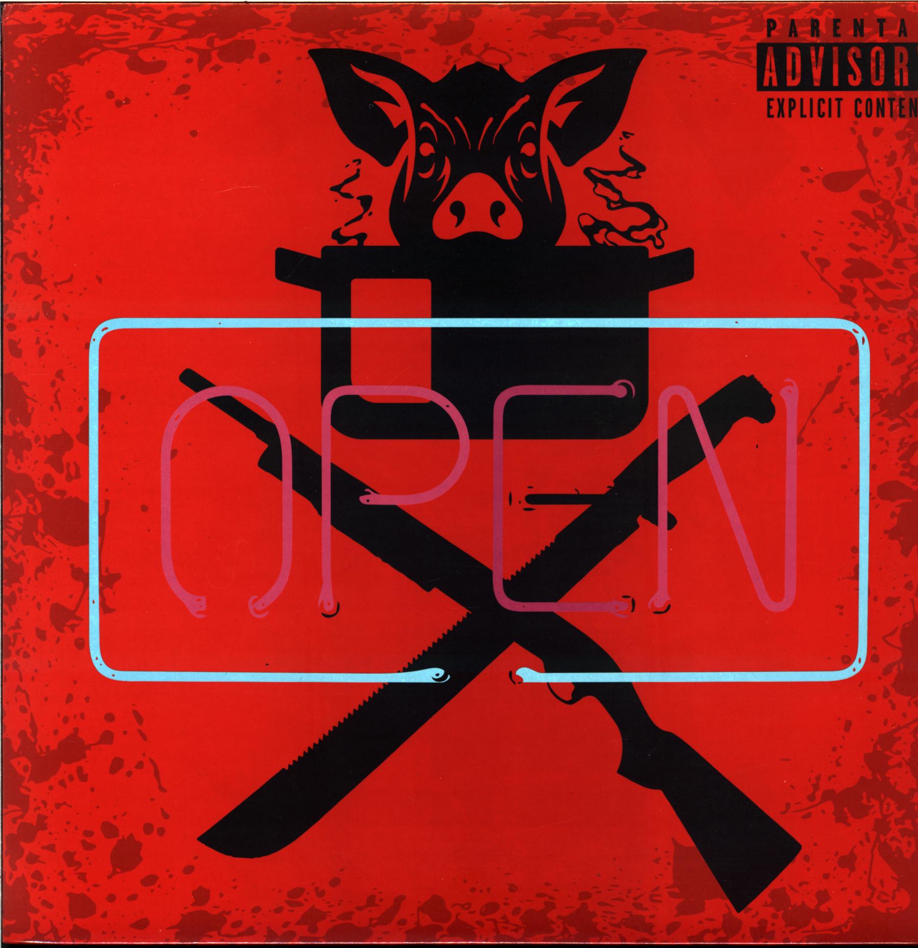 Flee Lord-Dirty Restaurant-red smokey LP Vinyl-1 Flee Lord-Dirty Restaurant-red smokey LP Vinyl