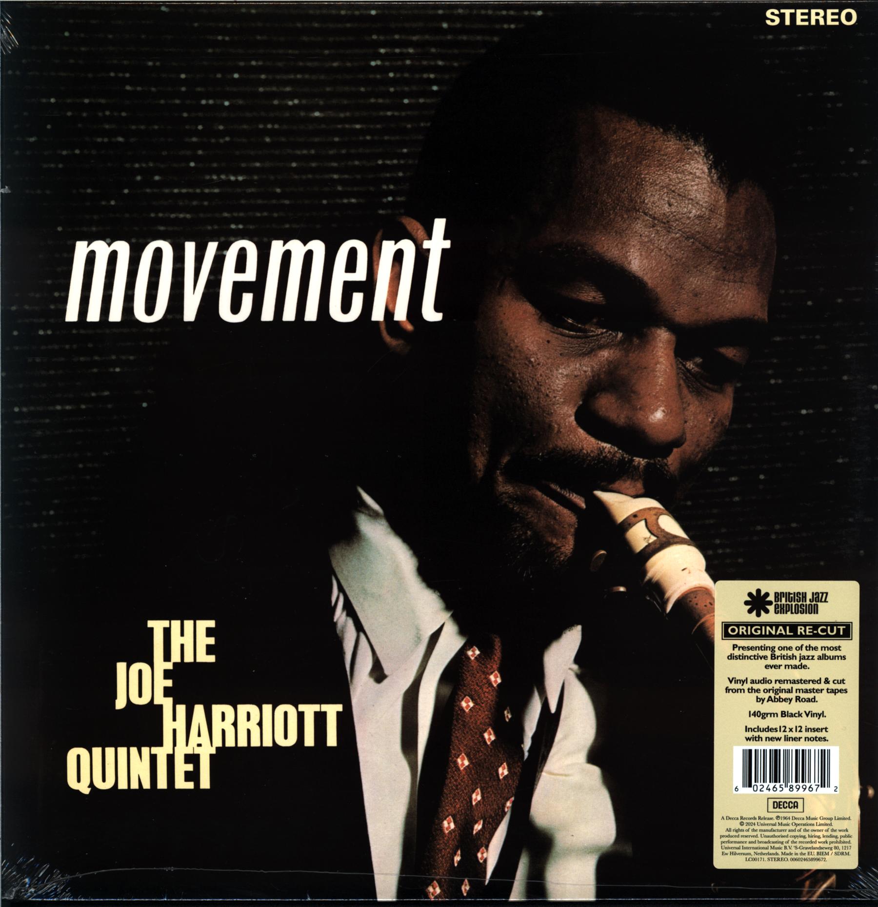 Joe Harriott Quintet-Movement-LP Vinyl 2024-1 Joe Harriott Quintet-Movement-LP Vinyl 2024