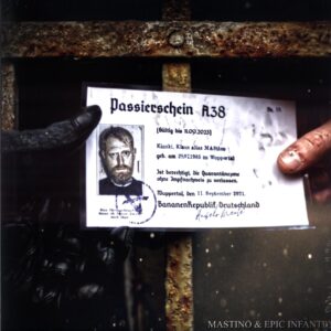 Mastino-Passierschein A38-orange black swirl LP Vinyl