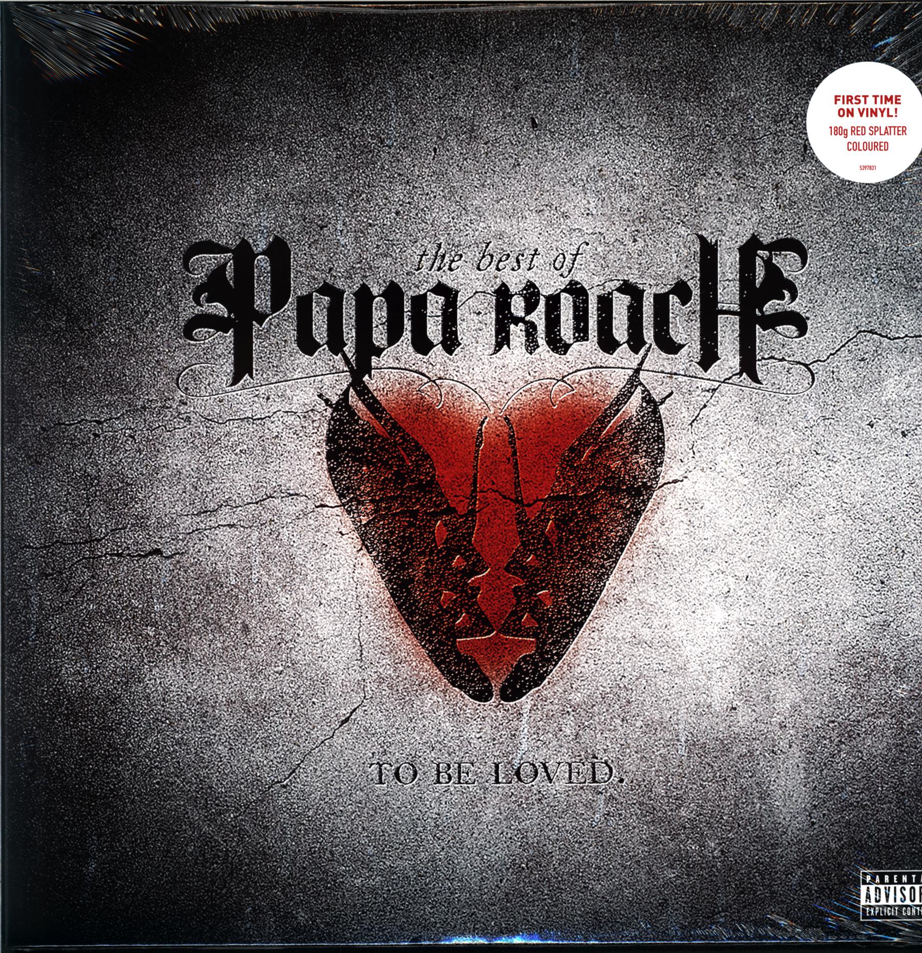 Papa Roach-The Best Of Papa Roach To Be Loved.-red splatter LP Vinyl-1 Papa Roach-The Best Of Papa Roach To Be Loved.-red splatter LP Vinyl