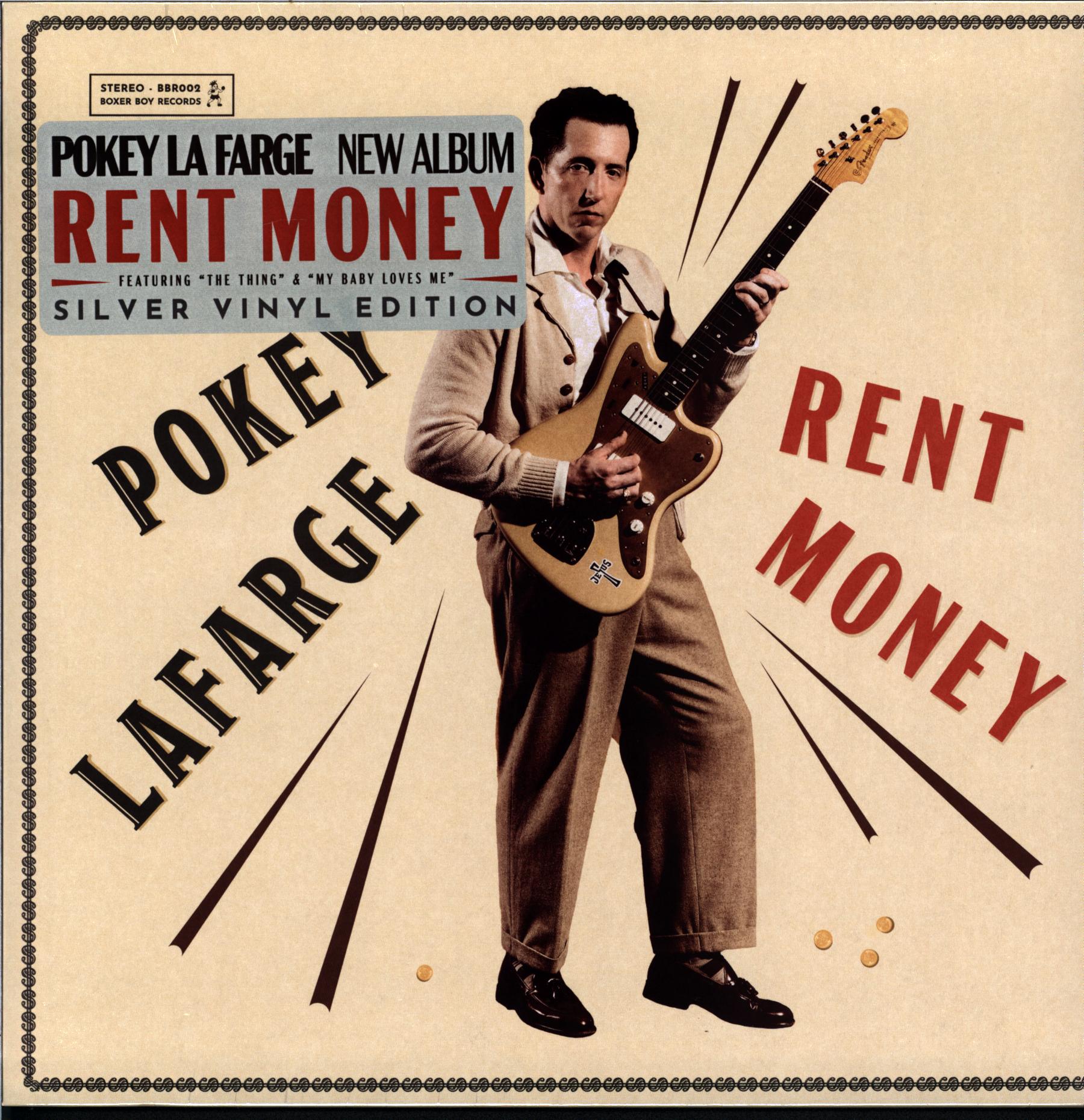 Pokey LaFarge-Rent Money-silver LP Vinyl-1 Pokey LaFarge-Rent Money-silver LP Vinyl