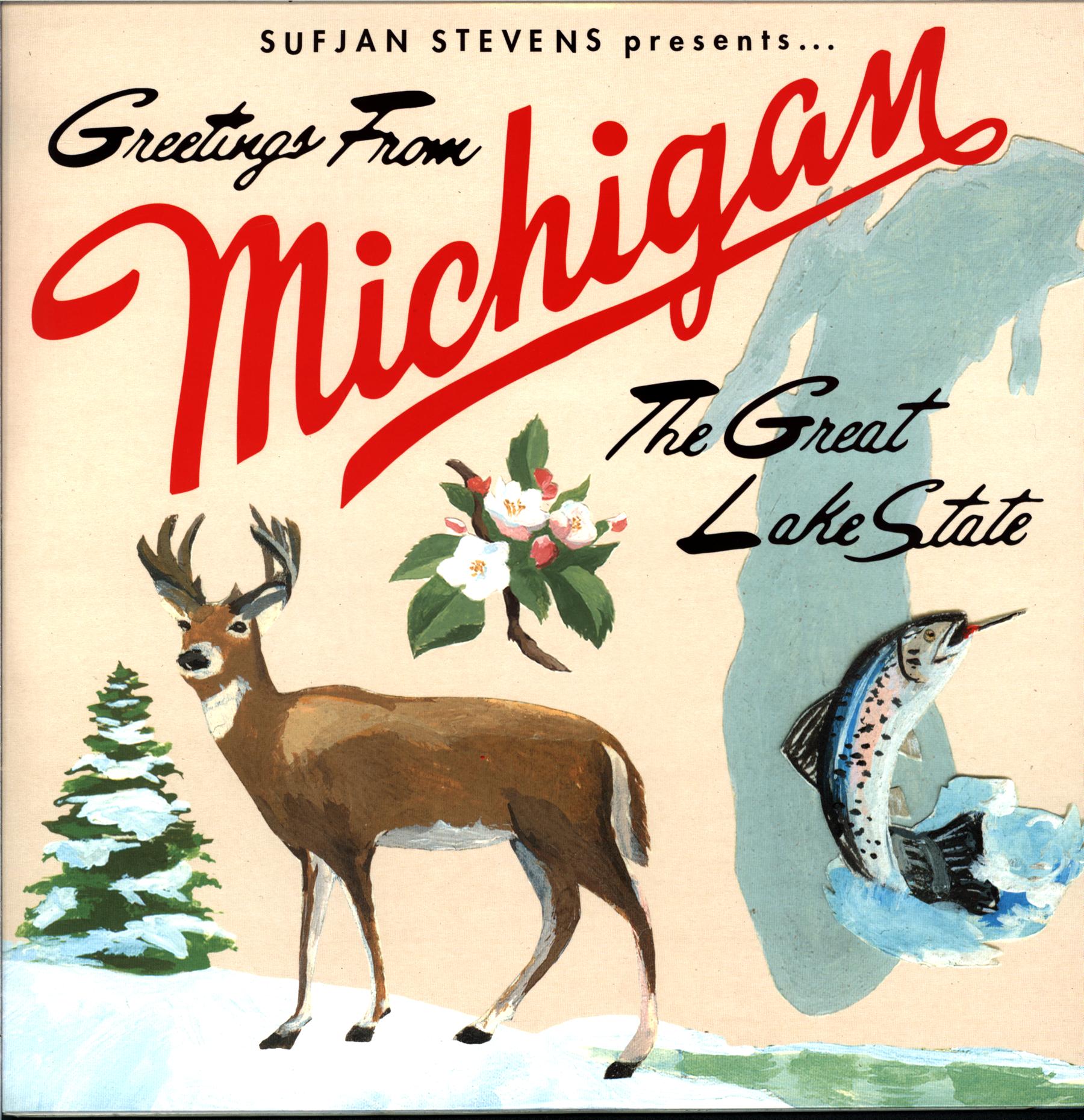 Sufjan Stevens-Greetings From Michigan The Great Lake State-LP Vinyl-1 Sufjan Stevens-Greetings From Michigan The Great Lake State-LP Vinyl