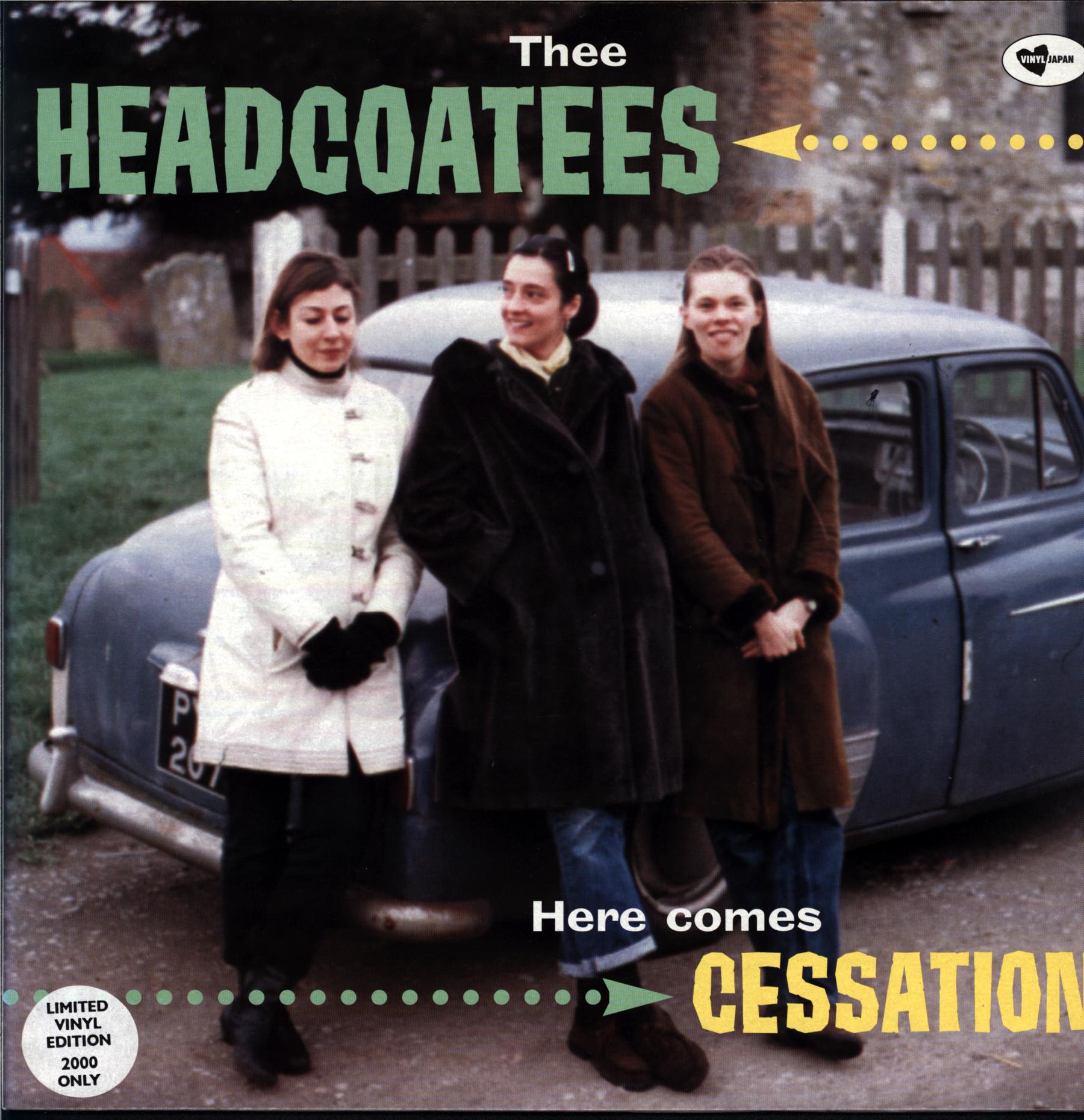 Thee Headcoatees-Here Comes Cessation-signed LP Vinyl-1 Thee Headcoatees-Here Comes Cessation-signed LP Vinyl