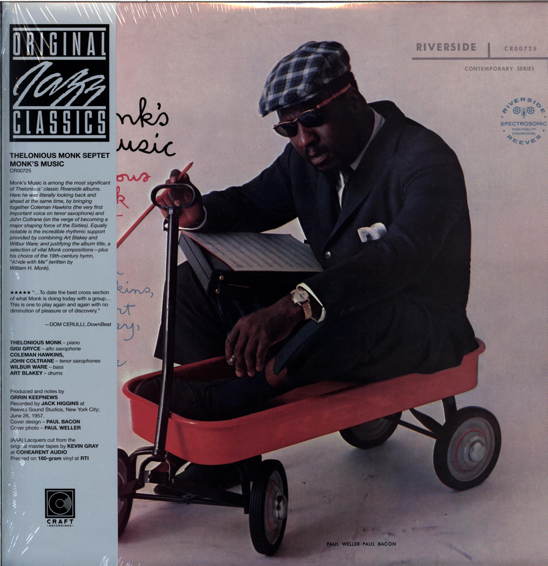 Thelonious Monk Septet-Monk's Music-LP Vinyl-1 Thelonious Monk Septet-Monk's Music-LP Vinyl