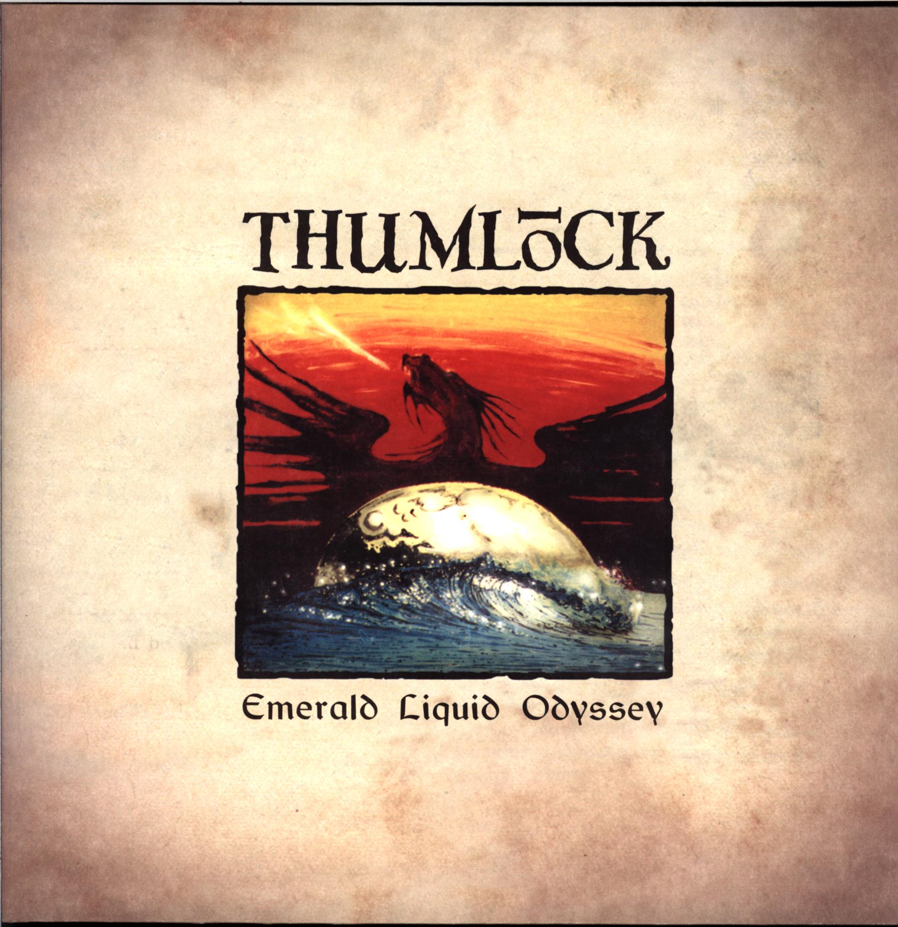 Thumlock-Emerald Liquid Odyssey-brown marbled LP Vinyl-1 Thumlock-Emerald Liquid Odyssey-brown marbled LP Vinyl